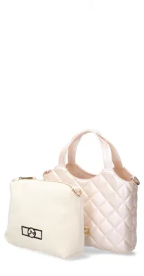 Imagen del producto de Bolso de hombro para mujer, de cuero vegano , acolchado y con asas
