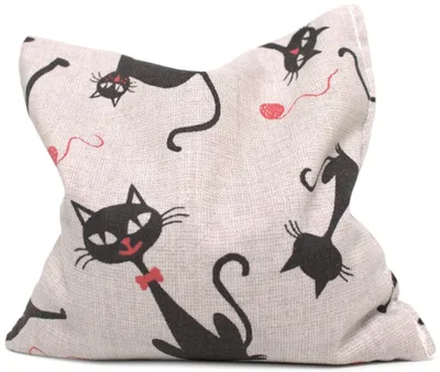Produktbild von Körnerkissen 12x12cm Katze-Mimi - Wärmekissen & Kältekissen, Körner Kissen Weizen
