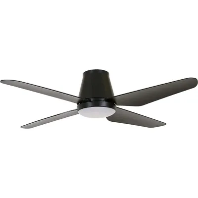Produktbild von Deckenventilator mit LED Beleuchtung und Fernbedienung Airfusion Aria CTC Schwarz 122 cm