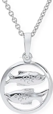 Produktbild von JuwelmaLux Anhänger 925/000 Sterling Silber Sternzeichen Fische JL10-02-0728