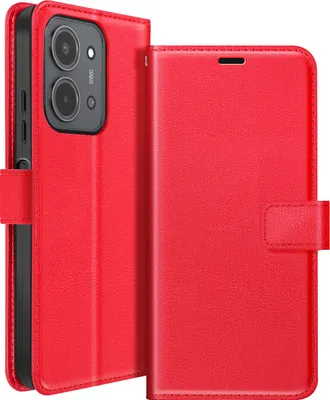 Produktbild von Mayaxess, Etui Redmi 15C Mit Handschlaufe und Standfunktion, Rot