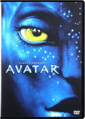The image shows the DVD cover for the movie Avatar.