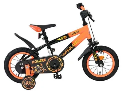 Produktbild von Volare Strike Kinderfahrrad - Jungen - 12 Zoll - Schwarz Orange