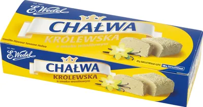 Zdjęcie produktu dla WED Chałwa sezamowa Waniliowa Król 250 g