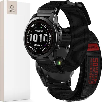 Produktbild von Pulsband Tech-Protect Scout Pro Garmin Fenix 3/3hr/5x/5x Plus/6x/6x Pro/7x schwarz