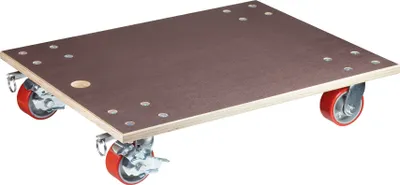 Produktbild von WAGNER Transporthilfe PROFESSIONAL 24 mm - 78 x 59 x 16 cm, 3in1 Schwerlastrollen Ø 100 mm, Tragkraft 1000 kg - 20134801