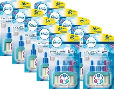 Produktbild von 10 Stück Febreze 3Volution Lenor Aprilfrisch Flacon - Nachfüller 10 x 20ml