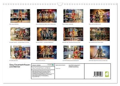 Produktbild von Sexy Feuerwehrfrauen und Männer (Wandkalender 2027 DIN A3 quer), CALVENDO Monatskalender