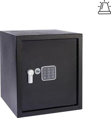Obrázek produktu pro Elektronický trezor Yale Yale - s alarmem - velký - 390 x 350 x 360 mm - černý