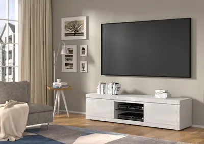 Zdjęcie produktu dla Homlando szafka RTV NET 180 cm biały połysk