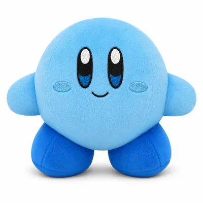 Produktbild von Wiztex Kirby Plüschtier Blau - 20 cm Kuscheltier Kirby Stofftier Geschenk