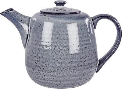 Produktbild von Broste Copenhagen Teekanne Nordic Sea, 1,3 l Keramik Graublau