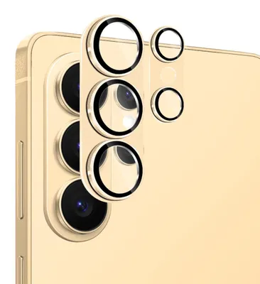 Immagine prodotto di Vetro protettivo per fotocamera, protezione per l'obiettivo, per Samsung Galaxy S26 Ultra, vetro temperato 9H, oro