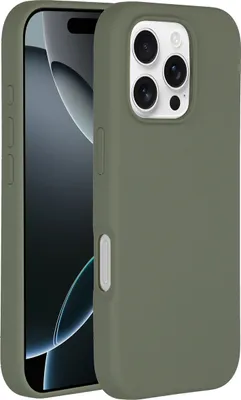 Produktbild von Accezz Liquid Silikoncase mit MagSafe iPhone 16 Pro - Cooper Green