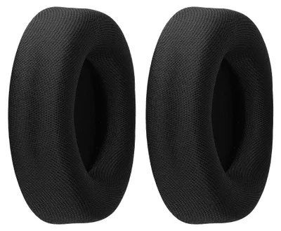 Produktbild von kwmobile 2x Mesh Polyester Ohr Polster für Corsair Virtuoso PRO Ohrpolster - Ersatz Ohrpolster - Kopfhörer Ersatzteile - Kopfhörer Ersatzpolster für
