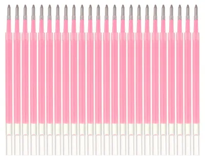 Productafbeelding van 24 Stuks Gelpen Navullingen 0,8 mm Pastelkleuren Roze