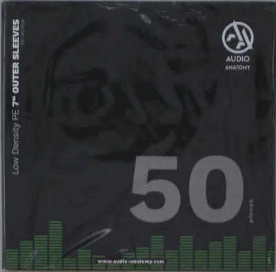 Produktbild von Various: 50x Low Density PE 7" Outer Sleeves (100 Micron) - Audio Anatomy - (Vinyl / Zubehör)