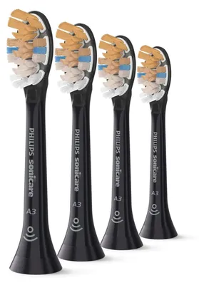 Obrázok produktu pre Philips HX9094/88, 4 kusov, Čierna, 3 mesiace, Mäkké, 62000 pohybov za minútu, Philips