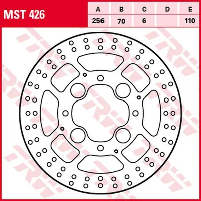 Produktbild von TRW Bremsscheibe Allround starr MST426 VFR800 RC46