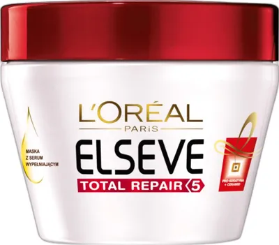 Zdjęcie produktu dla Maska Do Włosów L'oréal Paris Elseve Total Repair 5 300 Ml