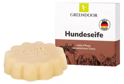 Produktbild von GREENDOOR Hundeseife für glänzendes Fell