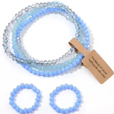 Produktbild von Elegantes Armband-Set GF-40107 in Blau KP40107