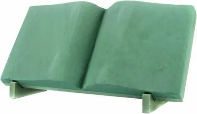Produktbild von OASIS® Frischblumensteckschwamm Offenes Buch Felicio, Foam Frames Hartschwammboden, Ständer, grün, 61x31cm - Blumen Steckschaum