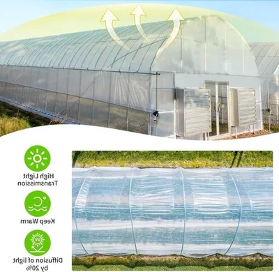 Transparente Polyethylenfolie für Gewächshäuser, Hauptbild