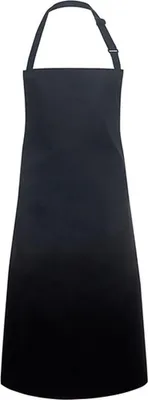 Produktbild von Karlowsky Latzschürze BASIC mit Schnalle 75 x 90 cm unisex Polyester/Baumwollmix Schwarz