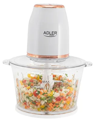 Zdjęcie produktu dla adler AD 4092 rozdrabniacz z 2 prędkościami, 4 ostrzami i mocą 800W