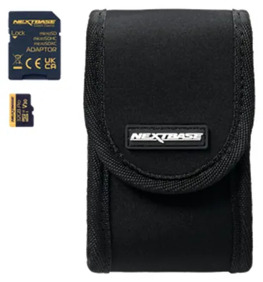 Immagine prodotto di Nextbase Go Pack Custodia+ 32GB U3, Kit di accessori, Nero, Nextbase, Tutte le Dash Cam Nextbase, 80 mm, 40 mm
