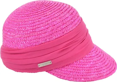 Seeberger elegante Strohborten Cap mit UV Schutz 80 in rosa