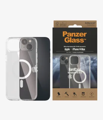 Image de Panzerglass Hardcase with Magsafe Antibacterial with Military Grade  pour Iphone 14 Plus / 15 Plus - Clair