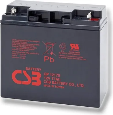Obrázek produktu pro CSB Pb záložní akumulátor VRLA AGM 12V/17Ah (GP12170)