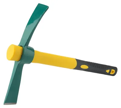 Mini-Mattockhacke 400 g, Garten-Pick-Mattock mit Glasfaserstiel