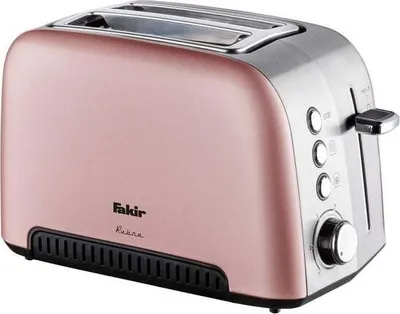 Obrázok produktu pre Fakir 91 85 001, 2 krajcov, Ruže, Nerezová oceľ, Tlačidlá, Páka, 980 W, 220 - 240 V