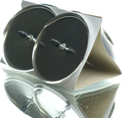 Produktbild von Adventskranzkerzenhalter Silberfarben Ø 6 cm aus Metall - 4er Set