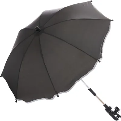 Produktbild von Fillikid Sonnenschirm für Kinderwagen Buggy und Jogger mit UV SCHUTZ 50+ Baby Kind Schirm Grau