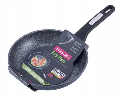 Produktbild von KAMILLE Pfanne JORDI Marmorpfanne 24 cm Induktion dicke Antihaft-Pfanne Bratpfanne