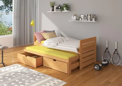 Obrázek produktu pro Dětská dvojlůžková postel 80x200 DANRINA - buk