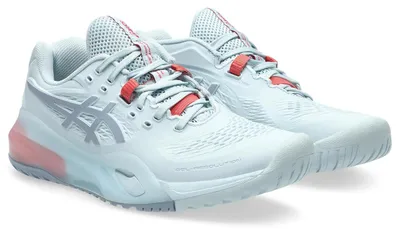 Produktbild von Asics Resolution X AC Damen Tennisschuhe Himmelblau/Orange Gr. 38