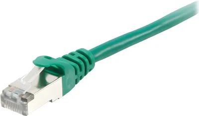 Produktbild von Equip Patchkabel Cat6A S/FTP 2xRJ45 2.00m grün LSZH Polybeutel