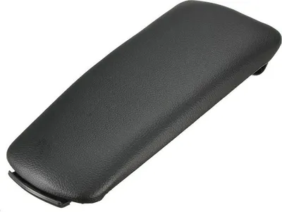 Produktbild von Deckel Abdeckung LEDER Schwarz Mittelarmlehne für Audi A4 S4 8E B6 B7 8H