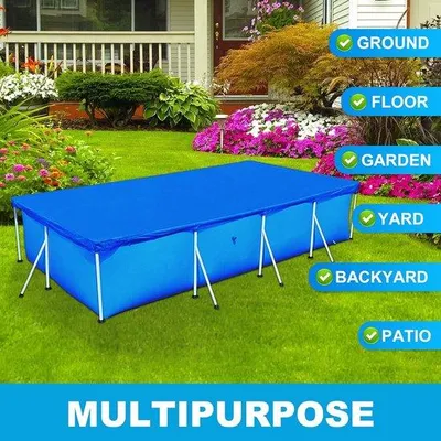 Produktbild von Famanu Schwimmbadabdeckung für quadratische Pools 260 cm x 170 cm - wasserdicht und UV-beständig