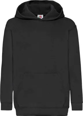 Produktbild von Fruit of the Loom - "Classic" Kapuzenpullover für Kinder LT2585 (128) (Schwarz)