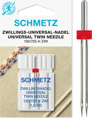 Obrázek produktu pro Dvojjehla univerzální 130/705 H ZWI 1,6 SCS 80 UNIVERSAL TWIN