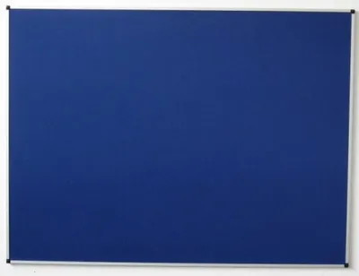 Produktbild von Pinn-Textiltafel, 120 x 300 cm, königsblau