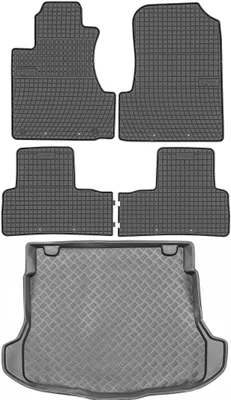 Imagen del producto de Honda CR-V III (SUV, 2007-2011) - Juego: Alfombrillas de goma para el habitáculo + Alfombrilla para el maletero