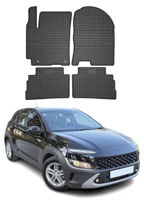 Produktbild von 2017-2025 Hyundai Kona Fußmatten Gummi Schwarz 4 tlg