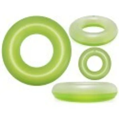 Image de roue de natation néon Ø 91 cm - vert BESTWAY pour enfants